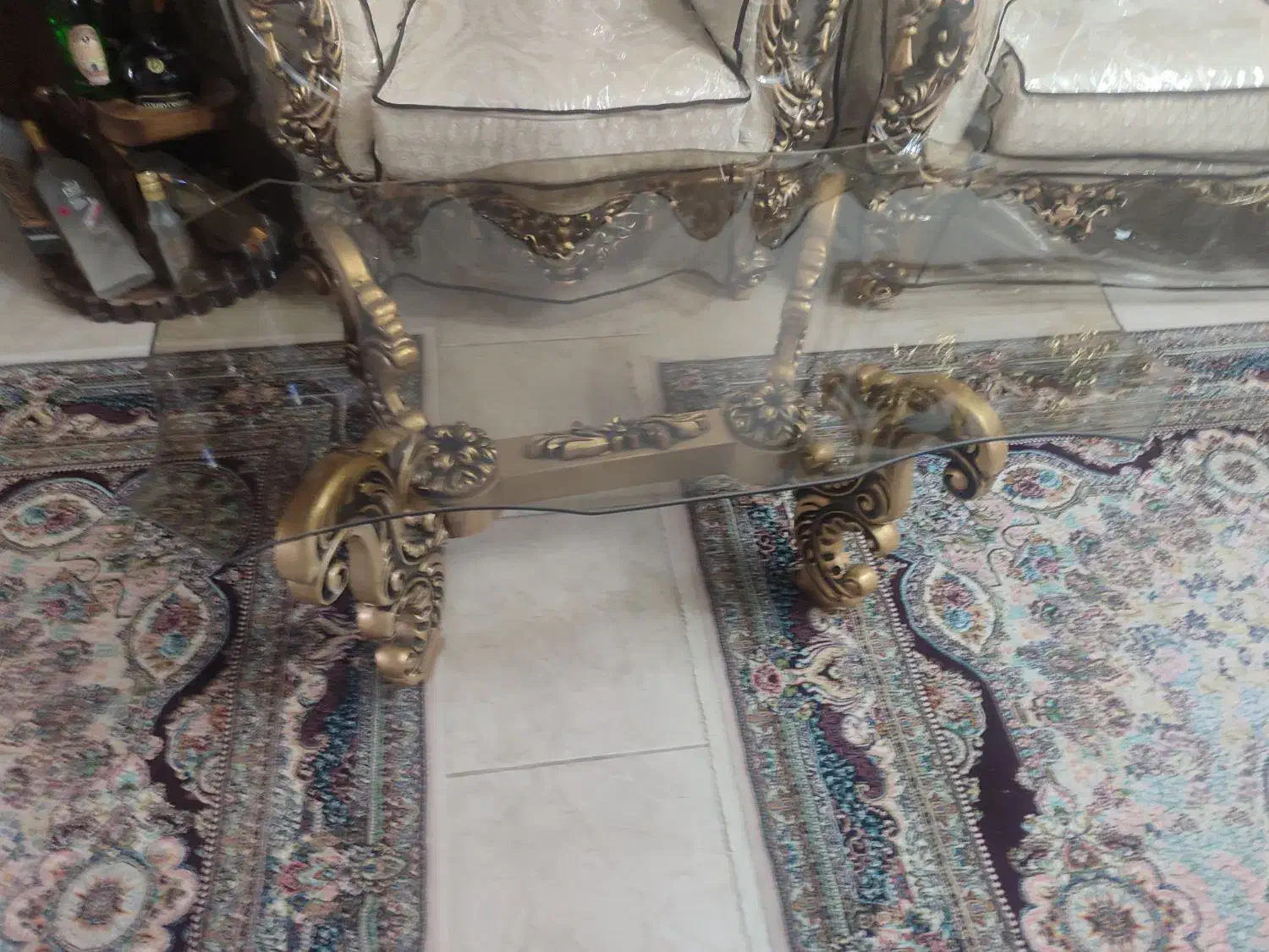 مبل سلطنتی۹نفره|مبلمان خانگی و میز عسلی|ارومیه, |دیوار