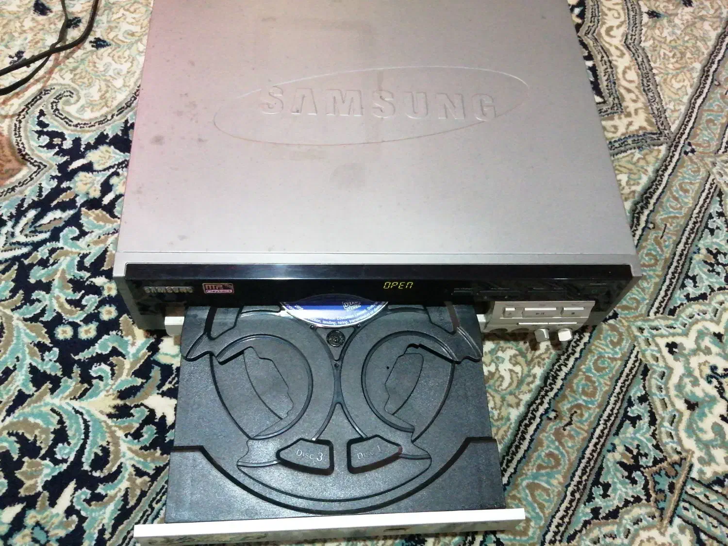 CD changer،3 دیسکه،MP3 player سامسونگ سالمل|پخشکننده DVD و ویدیو|نوشهر, |دیوار