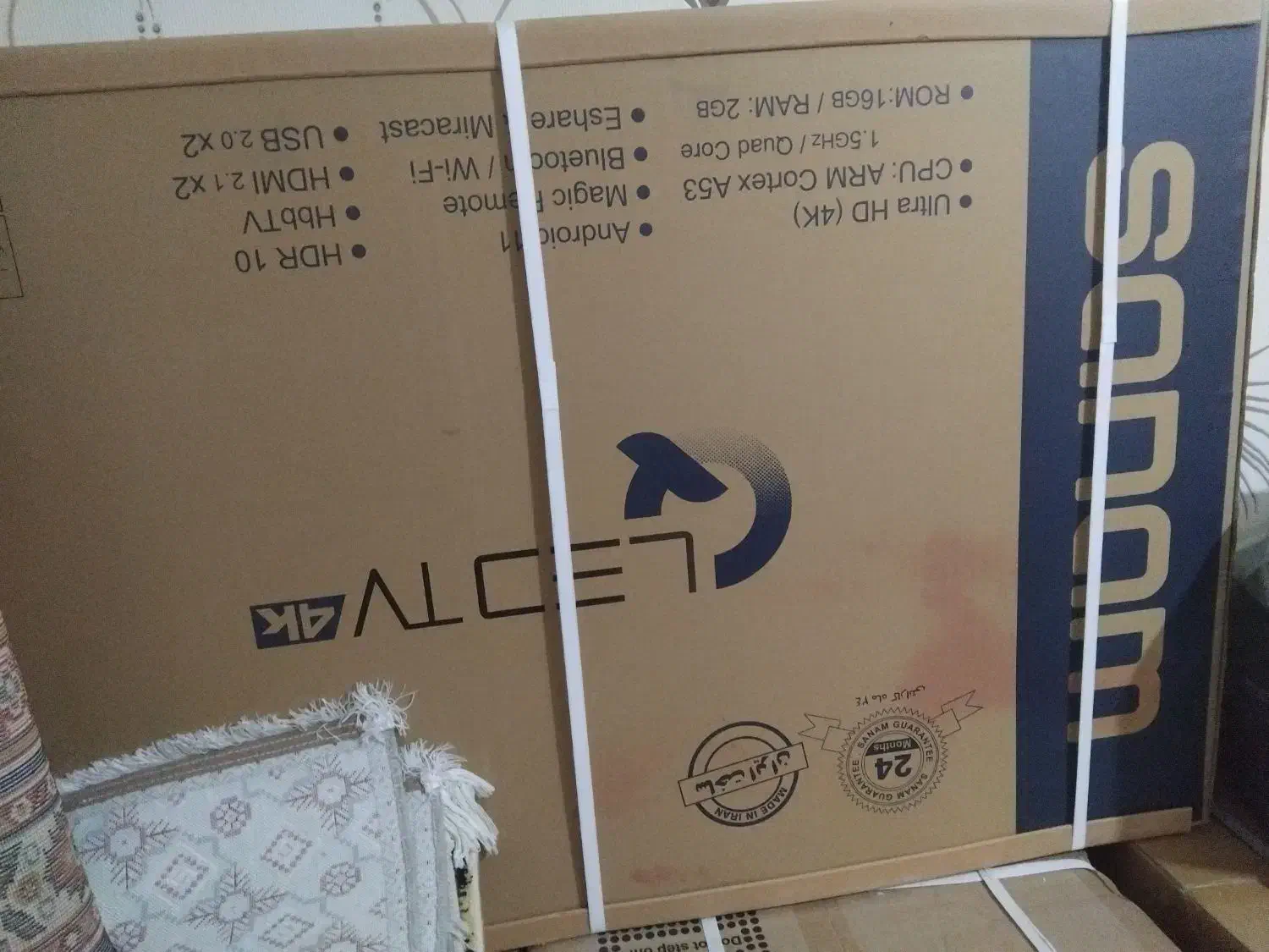 تلویزیون ۵۸ اینچی صنام ۴ میلیون زیر قیمت بازار|تلویزیون و پروژکتور|محمدشهر, ولدآباد|دیوار