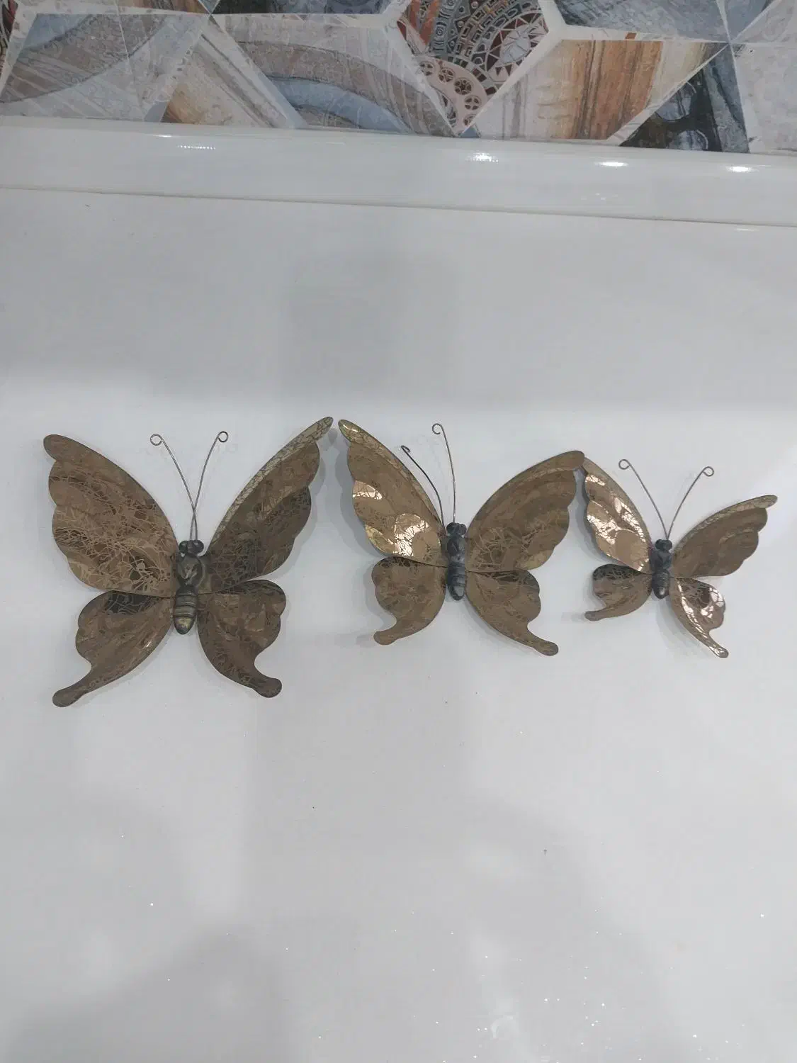 فروش دیوارکوب پروانه در۳ ابعاد..بزرگ متوسط وکوچک|مجسمه، تندیس، ماکت|شهرکرد, |دیوار