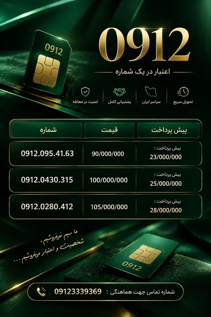0912.095.41.63|سیم‌کارت|کاشان, میدان کهنه|دیوار