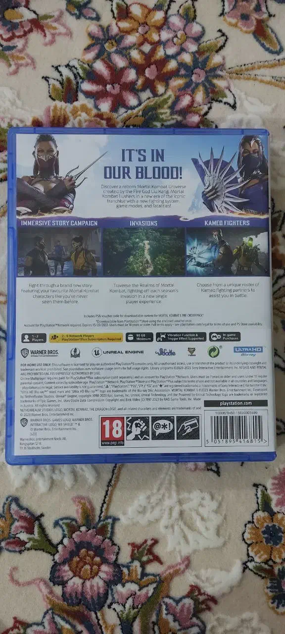 دیسک بازی مورتال کمبت۱(mortal kombat1)ps5|کنسول، بازی ویدئویی و آنلاین|کرمانشاه, |دیوار