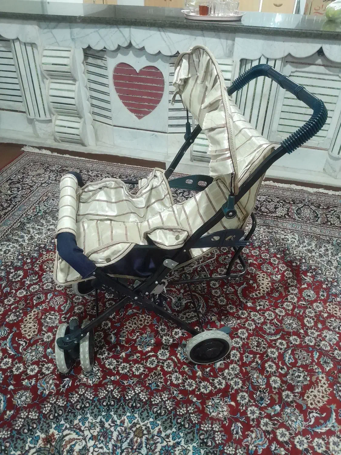 کالسکهکودکطرحفرانسوی|کالسکه و لوازم جانبی|فلاورجان, |دیوار