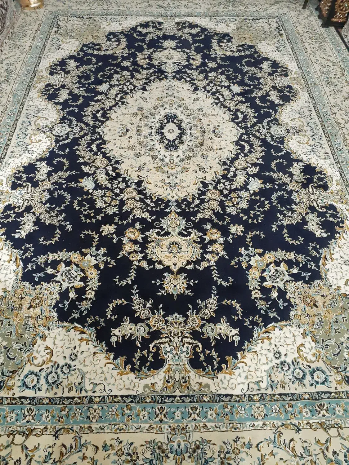 دوعدد فرش ۹متری|فرش|قم, نیروگاه|دیوار