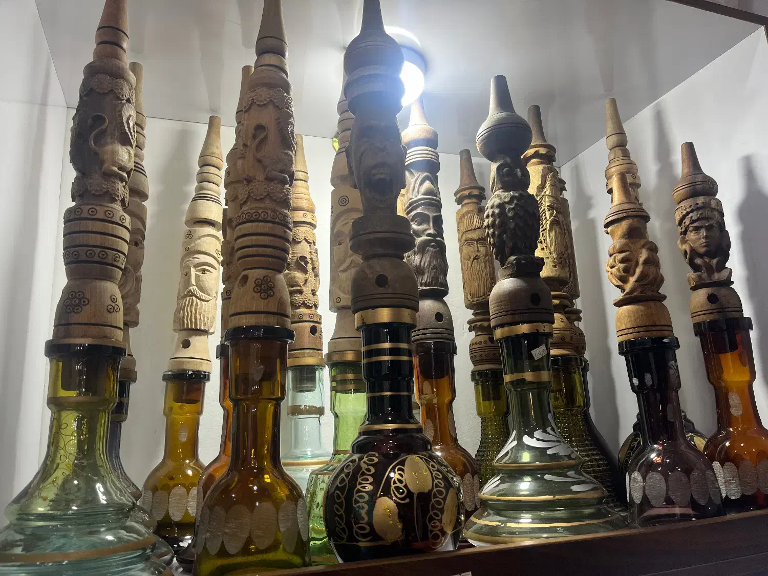 فروش عمده و تکی به قیمت قیقلیان چوبی و سر قلیان|کلکسیون و سرگرمی|رشت, امین الضرب|دیوار