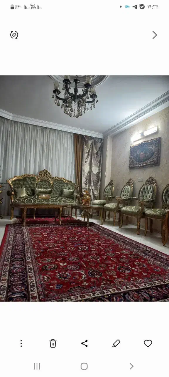 مبلمان استیل ۹نفره|مبلمان خانگی و میز عسلی|مشهد, هنرور|دیوار
