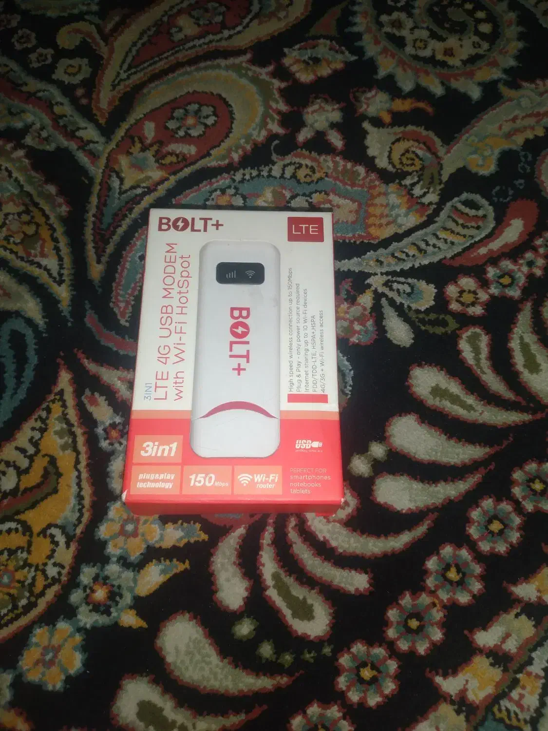 مودم جیبی وای فا سیم کارت 4G  با پورت USB|مودم و تجهیزات شبکه|شهریار, شهرک امیریه|دیوار