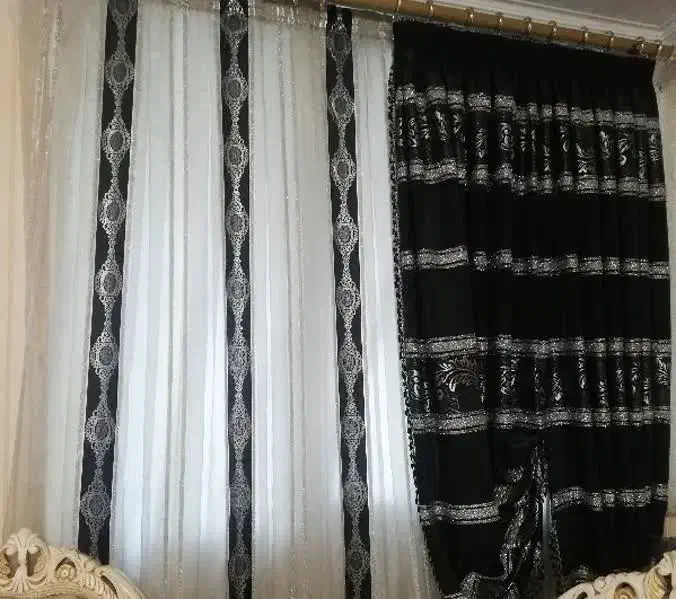 پرده|پرده، رانر، رومیزی|قم, شاه سید علی|دیوار