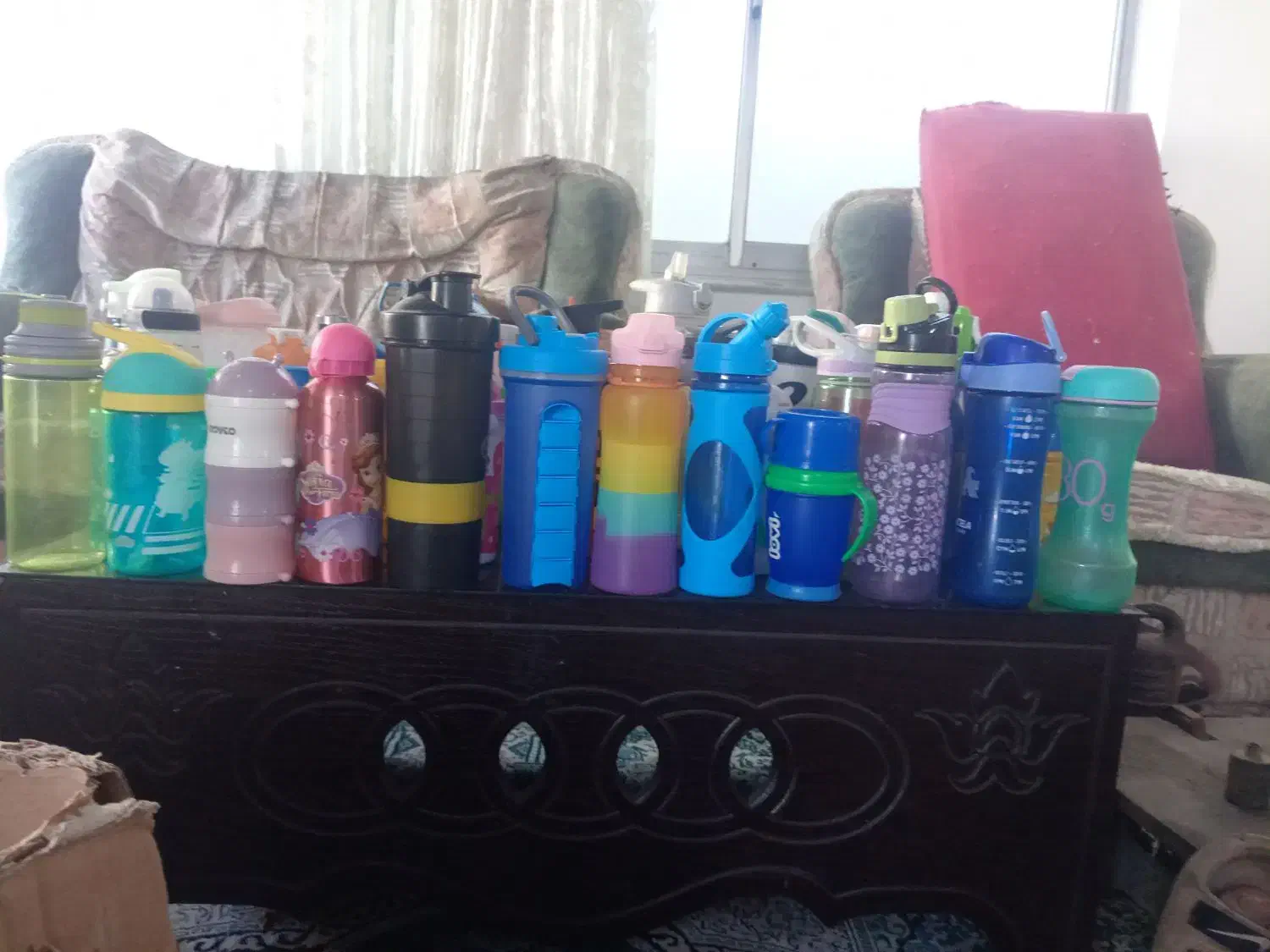 تعداد 43 قمقمه|ظروف نگهدارنده، پلاستیکی، یک‌بارمصرف|نوشهر, |دیوار