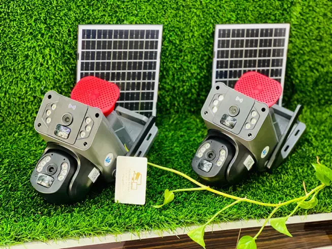 دوربین ۲لنز سولار بدون برق|دوربین مداربسته|تالش, تالش|دیوار