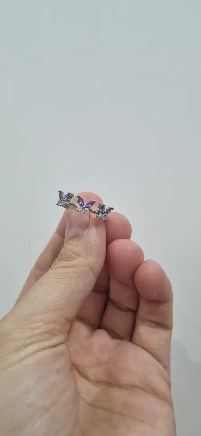 انگشتر نقره رنگ ثابت|بدلیجات|رامسر, |دیوار