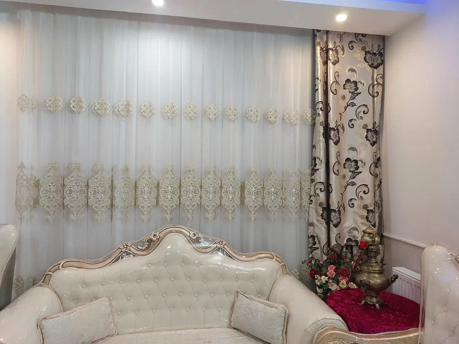 پرده سالن پذیرایی|پرده، رانر، رومیزی|ساوه, |دیوار