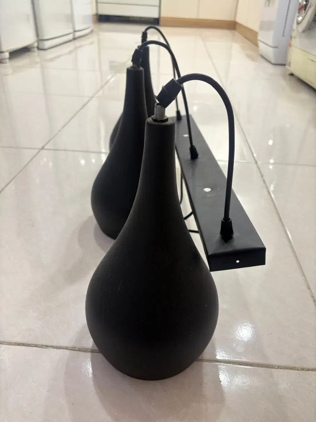 لوستر فلزی ۳ شعله مدل شیپوری|لوستر و چراغ آویز|اصفهان, خانه اصفهان|دیوار