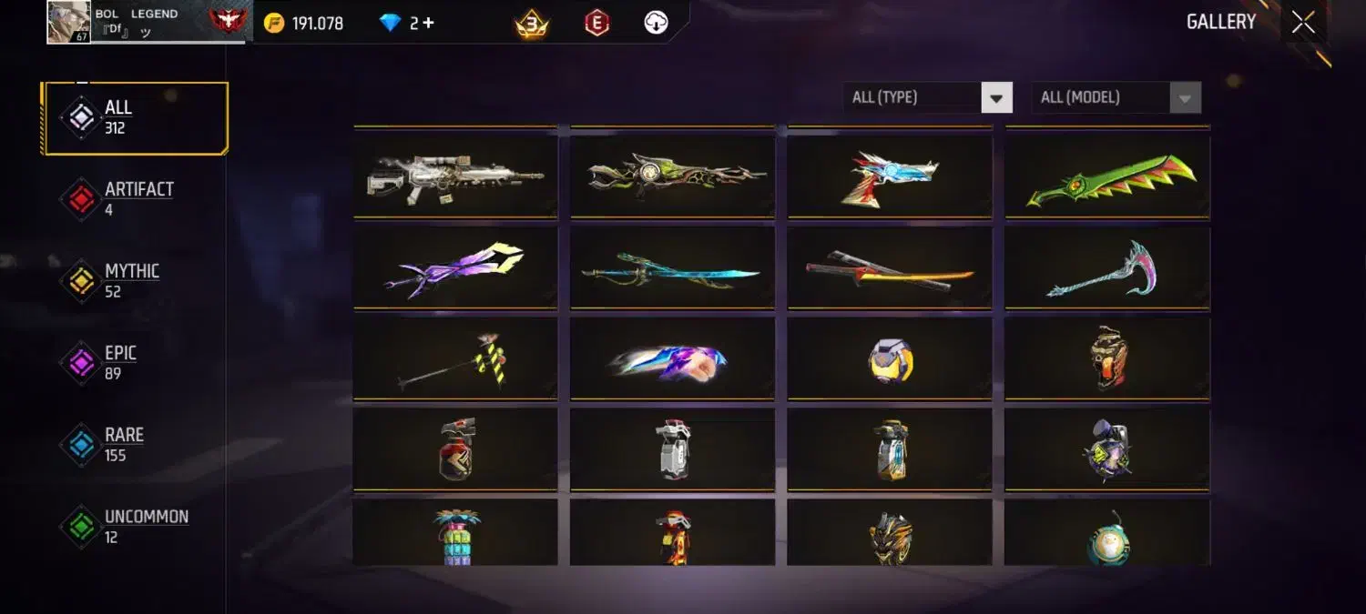 اکانت فری فایر|کنسول، بازی ویدئویی و آنلاین|شیروان (خراسان), |دیوار