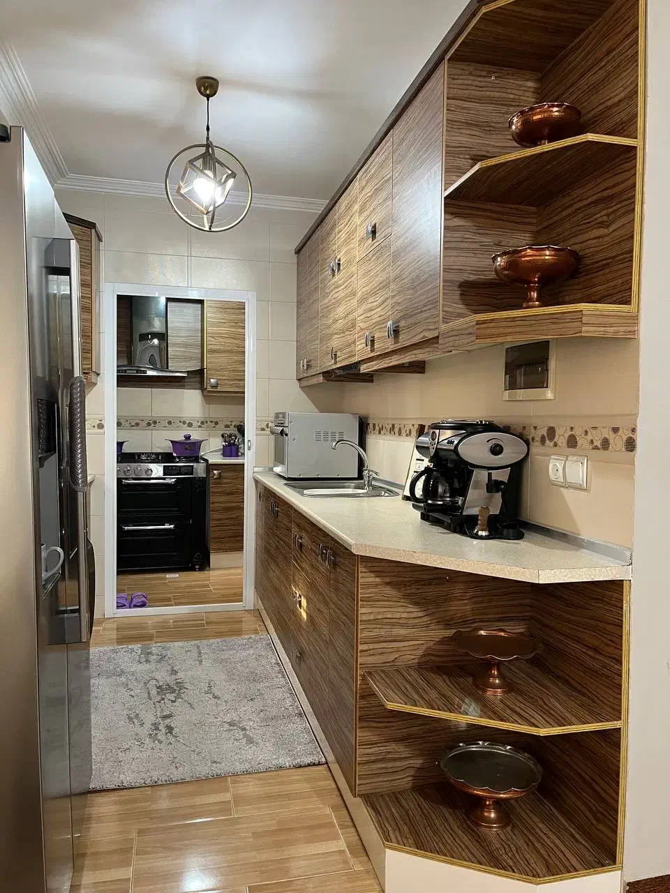 کابینت ام دی اف ب همراه سینک هود گاز|جاکفشی، کمد، دراور|ساری, |دیوار