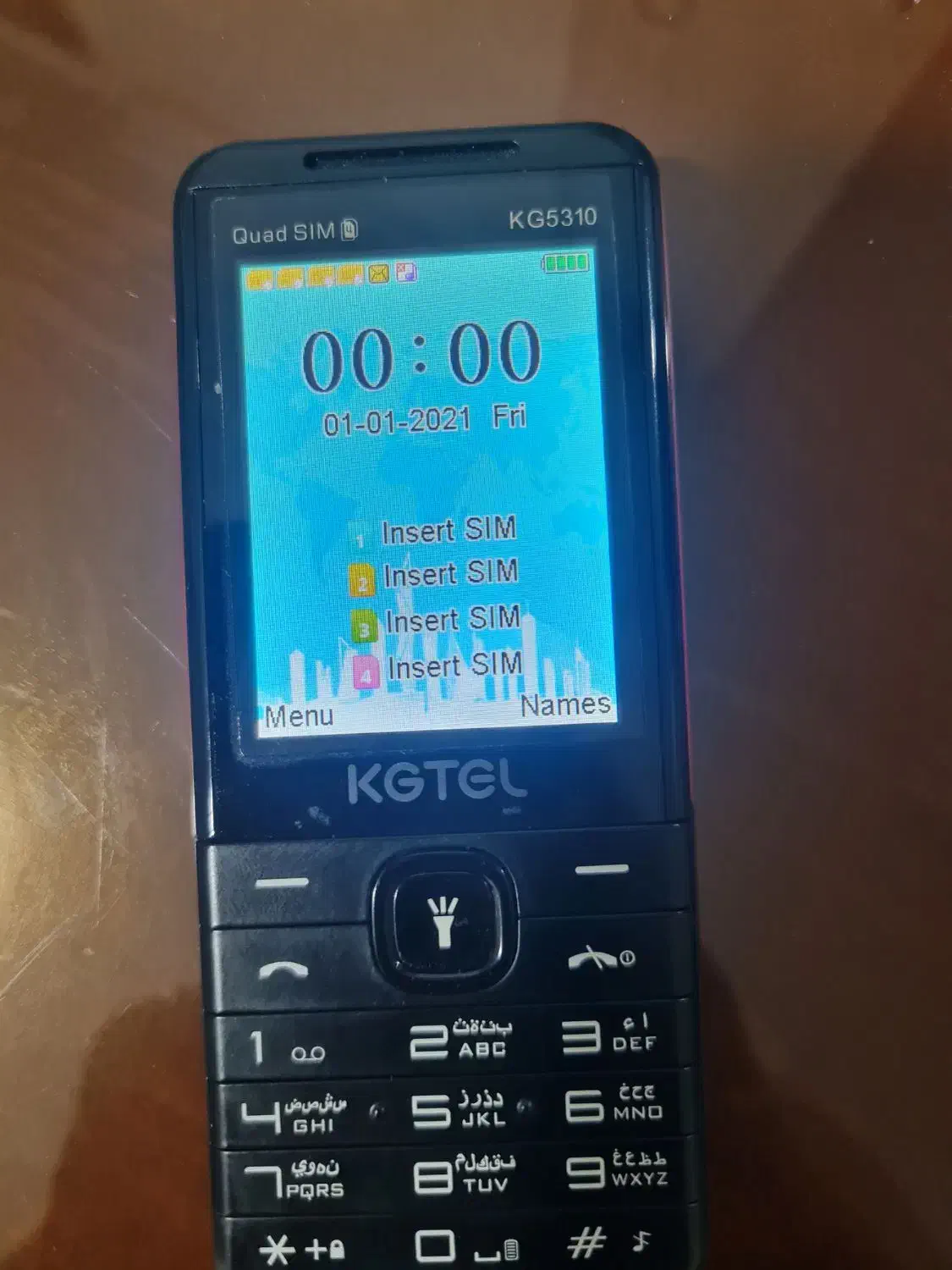KGTEL KG5310کاجیتل چهارسیم کارته رجیسترشده|موبایل|تهران, دستغیب|دیوار