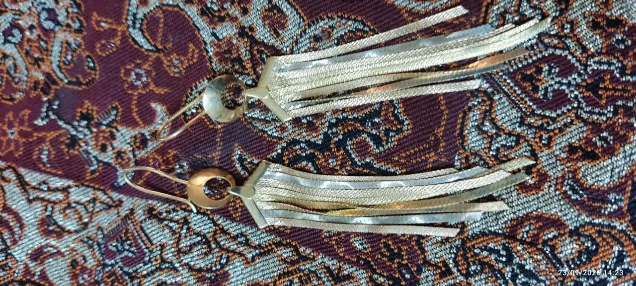 گوشواره آویز|جواهرات|قم, باجک دو|دیوار