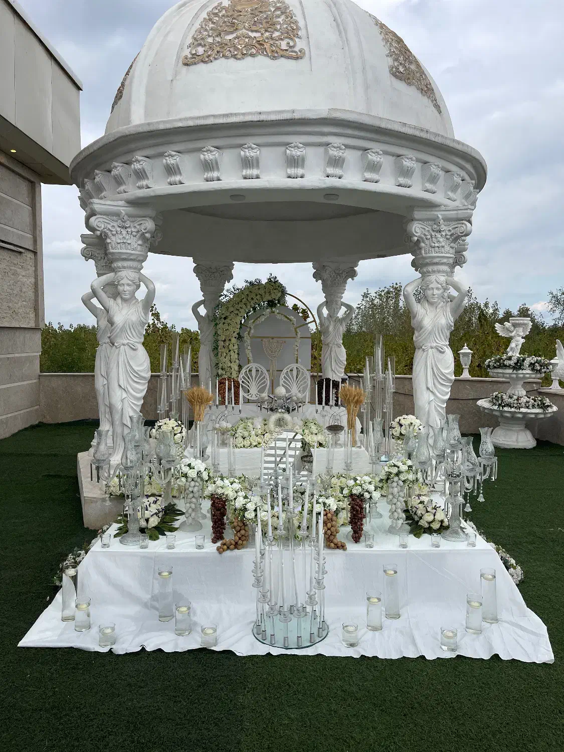 سفره عقد آریایی و عقد اسلامی روف گاردن|خدمات پذیرایی، مراسم|صومعهسرا, |دیوار