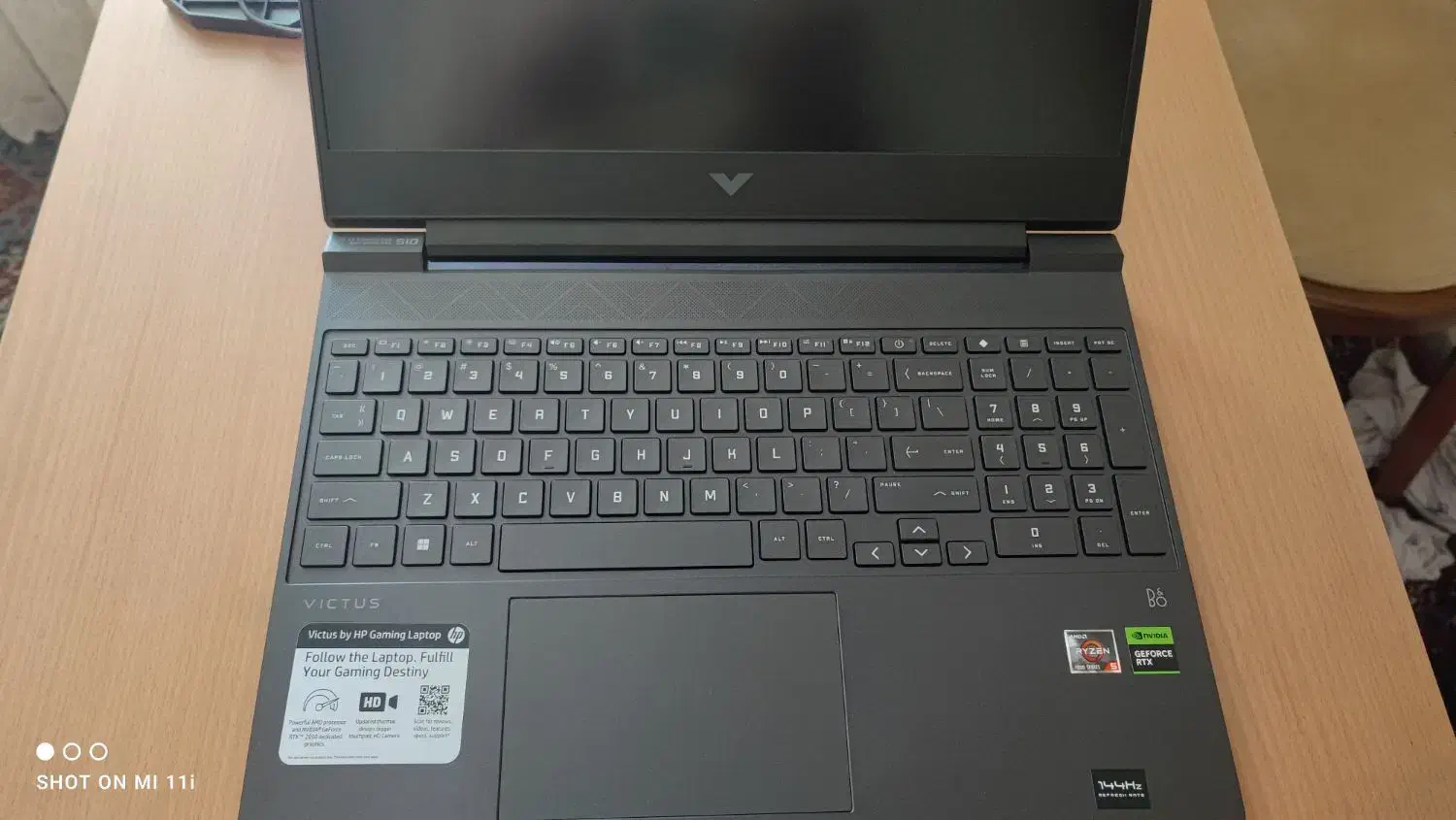 لپ تاپ گیمینگ hp victus|رایانه همراه|همدان, |دیوار