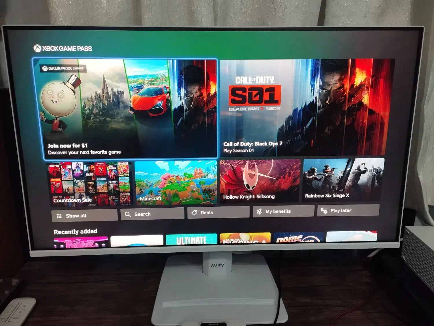 مانیتور گیمینگ msi pro mp275w e2 120hz|قطعات و لوازم جانبی رایانه|شیراز, باغ تخت|دیوار