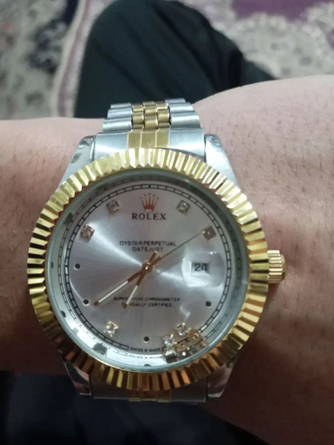 ساعت مچی طرح رولکس|ساعت|ماهدشت, |دیوار