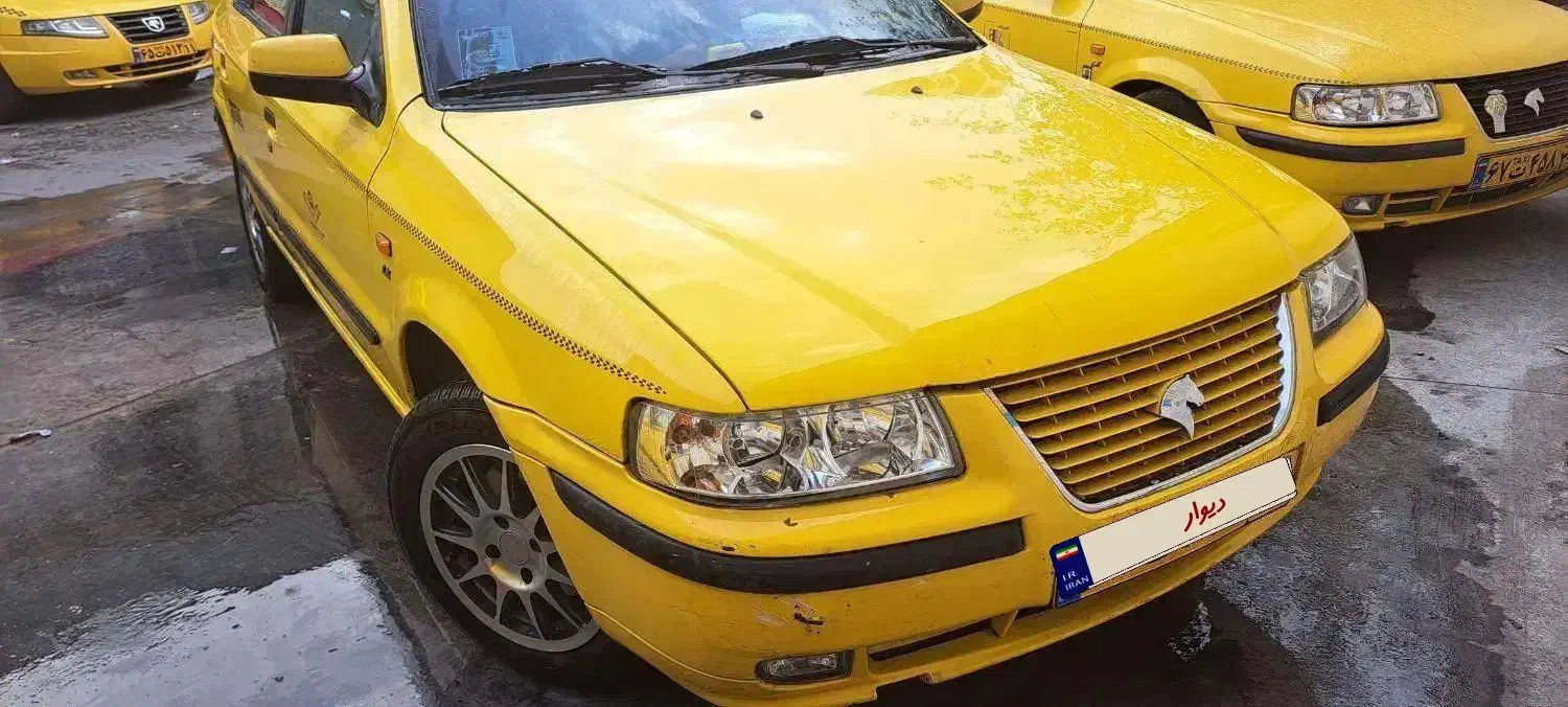 تاکسی سمند ۹۶ کارکرد ۱۱۵ هزار تا|خودرو سواری و وانت|تهران, قاسم‌آباد|دیوار