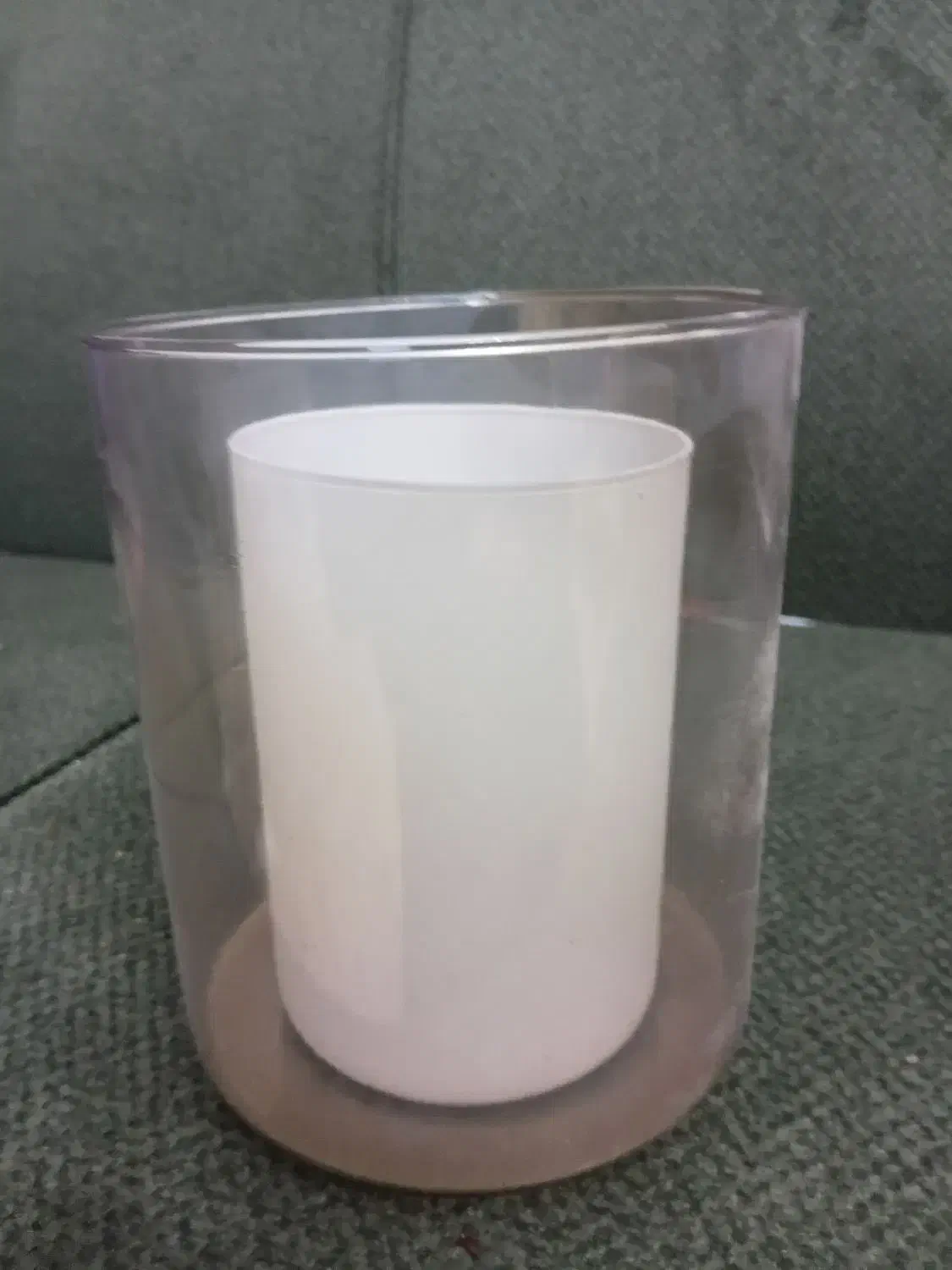 حباب های دو گلس ۱۵ سانتی دودی|لوستر و چراغ آویز|کرج, کوی کارمندان شمالی|دیوار