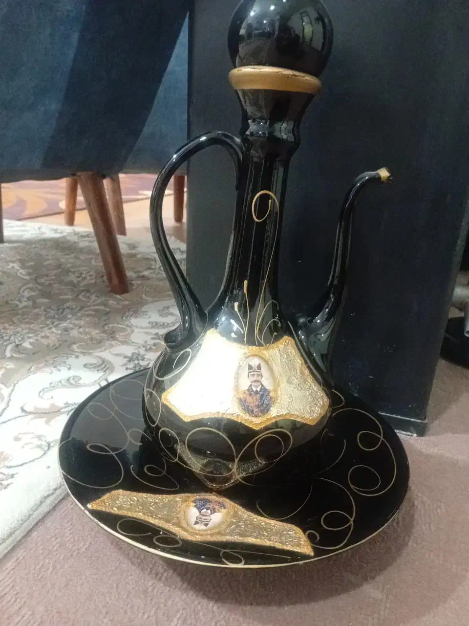 گلدان سفالی،آفتابه لگن،تابلو ان یکاد|صنایع دستی و سایر لوازم تزئینی|نیشابور, پنجراه|دیوار