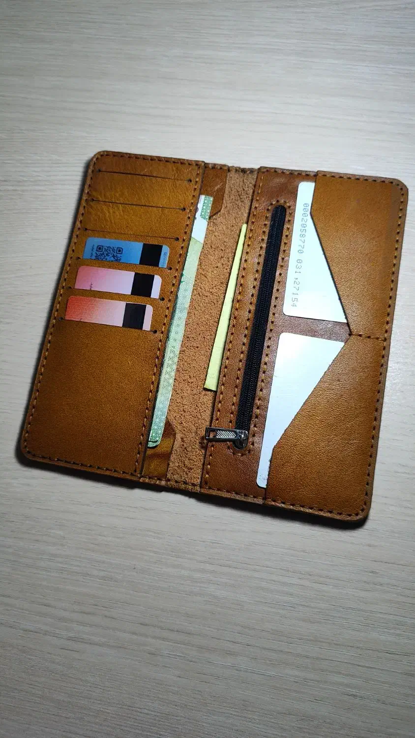 کیف پول کتی چرم طبیعی (جاکارتی)|کیف، کفش، کمربند|اردبیل, |دیوار