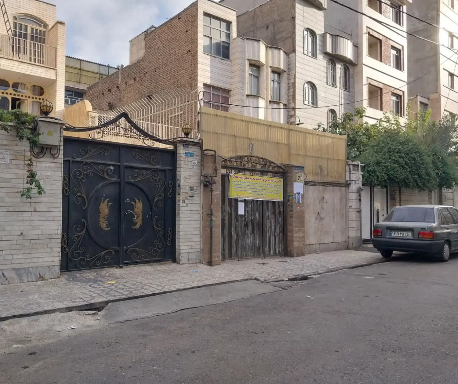 کلنگی۱۲۰متر،ملک وسط شمالی ۳ طرف موقعیت ساخت|فروش زمین و ملک کلنگی|تهران, افسریه شمالی|دیوار