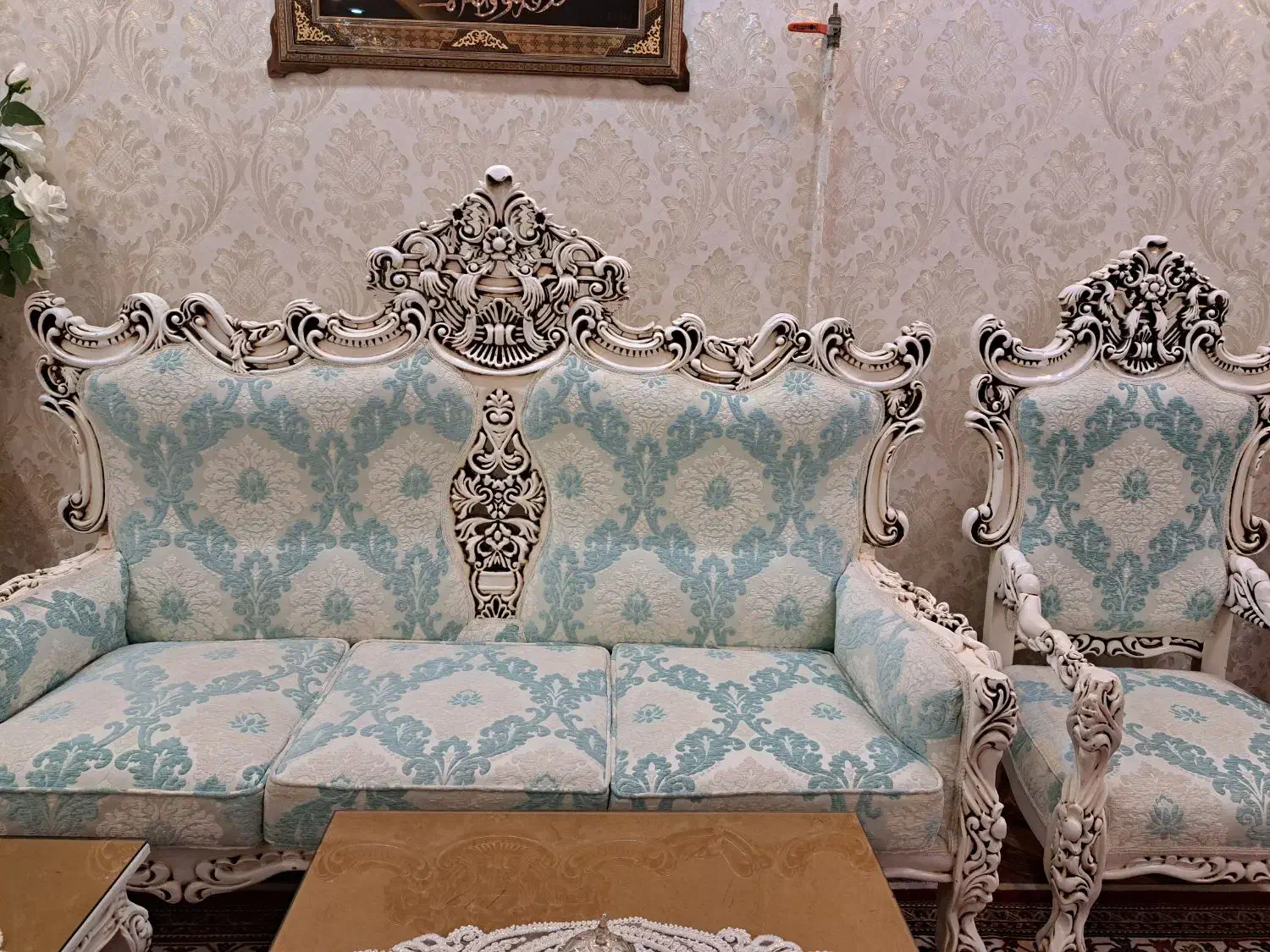 مبل سلطنتی ۹نفره مدل مصری|مبلمان خانگی و میز عسلی|اهر, |دیوار