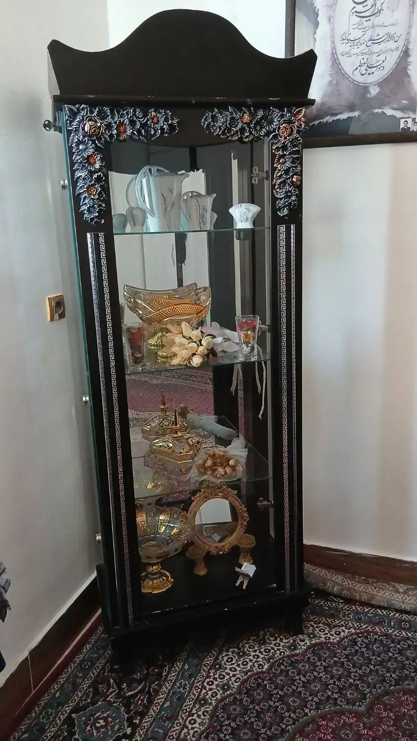 کمد کنج|بوفه، ویترین، کنسول|الشتر, |دیوار