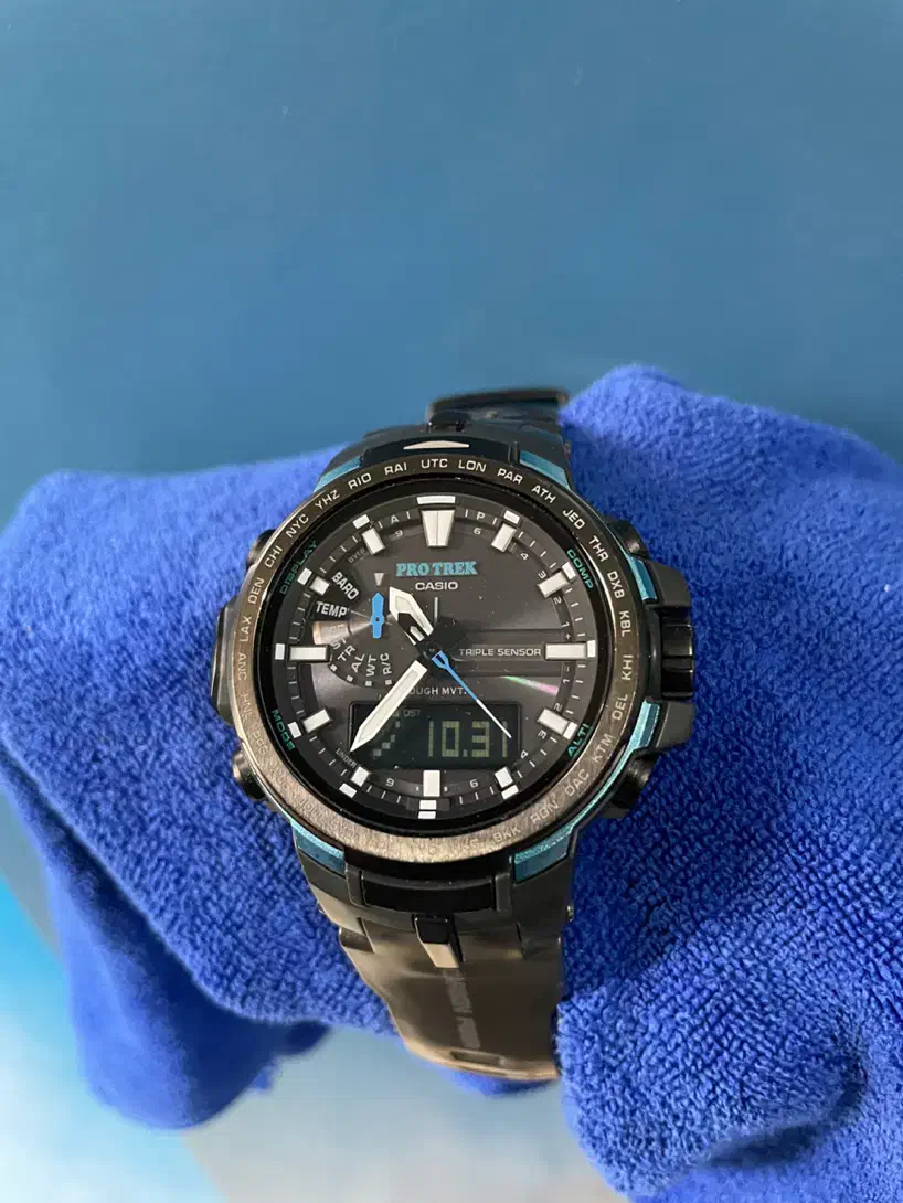 Casio ProTrek PRW6100Y بند فیبر کربن|ساعت|تهران, جنتآباد مرکزی|دیوار