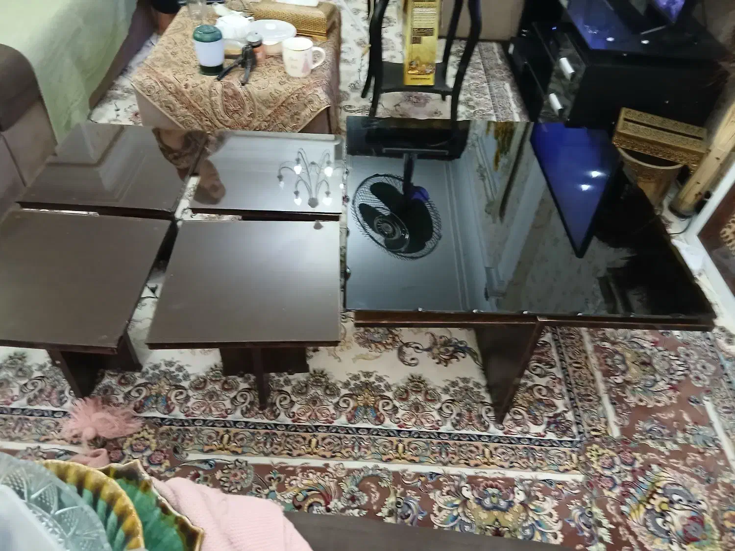 میز جلو مبلی|مبلمان خانگی و میز عسلی|رشت, توشیبا|دیوار