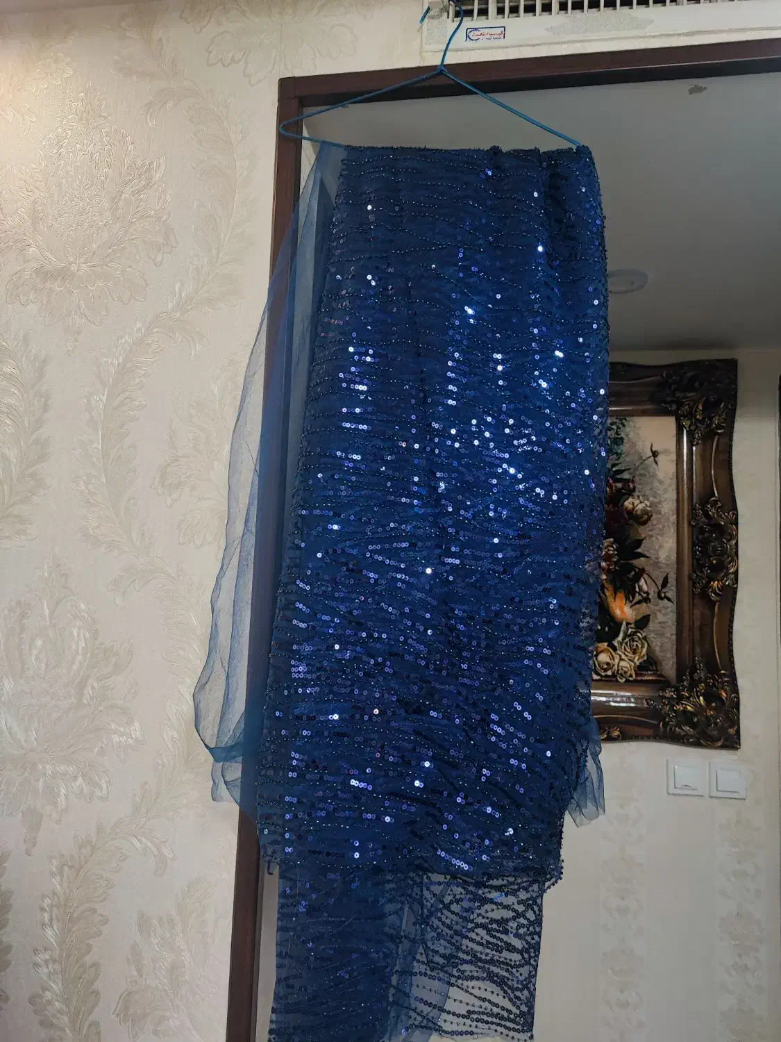 دوقوار پارچه مجلسی پولک ملیله هر دو باهم 5میلیون|لباس|سنندج, |دیوار