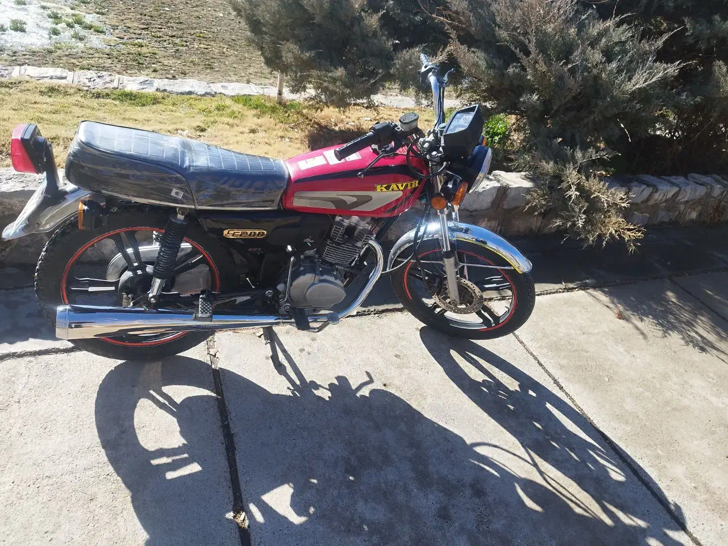 موتور ۲۰۰ کویر کاربرات|موتورسیکلت|لنجان, |دیوار