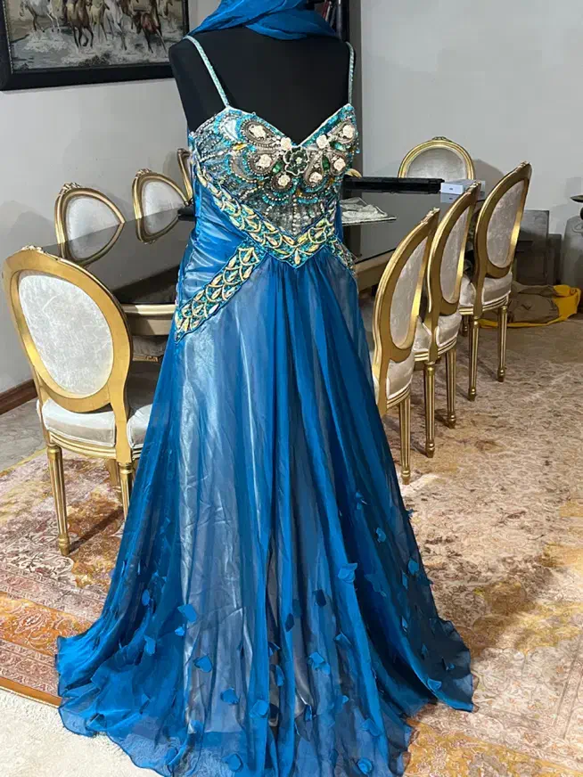 لباس مجلسی سنگ دوزی شده مجلسی|لباس|کرج, باغستان|دیوار