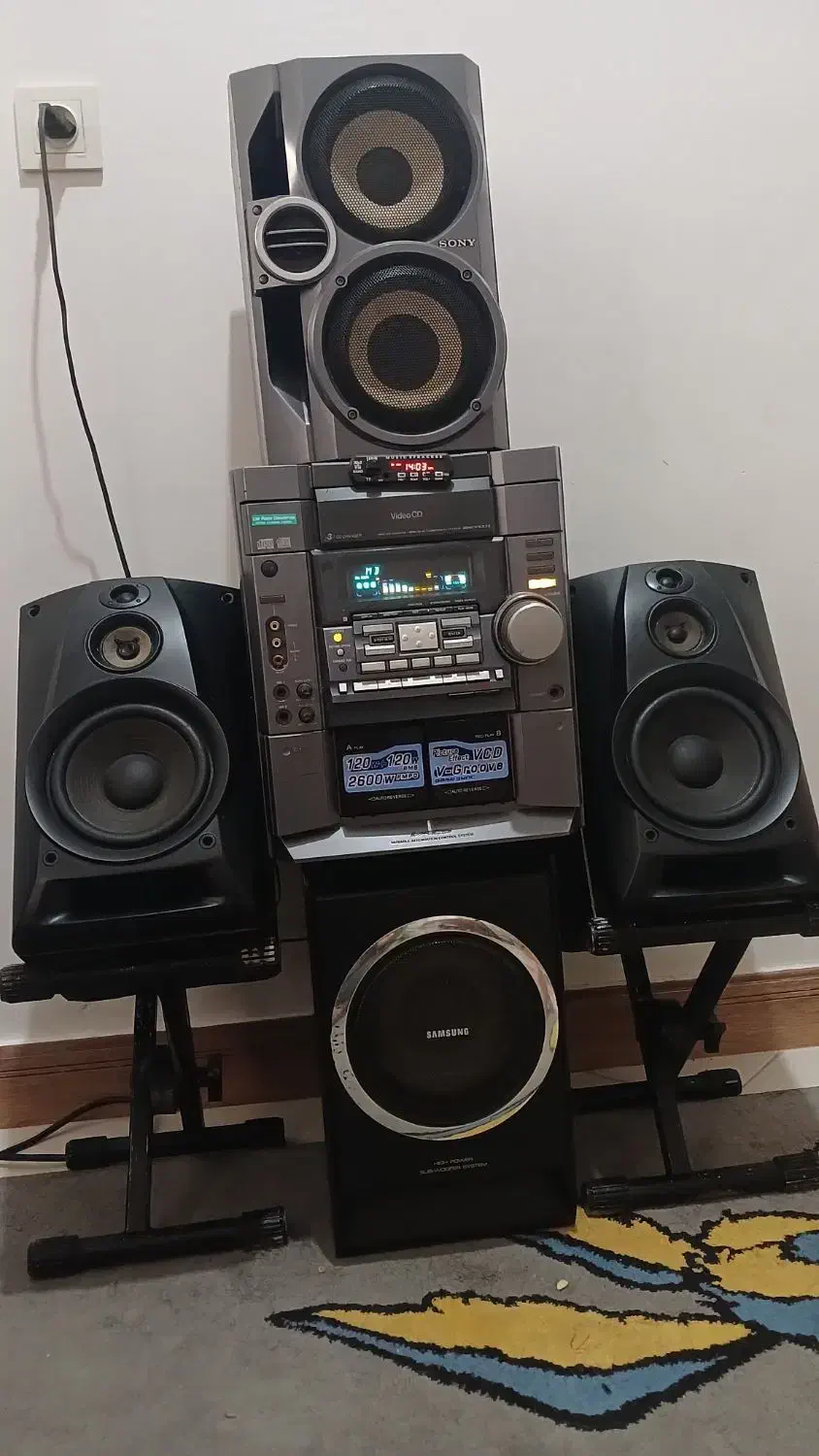 ضبط سونی|سیستم صوتی خانگی|ساری, |دیوار