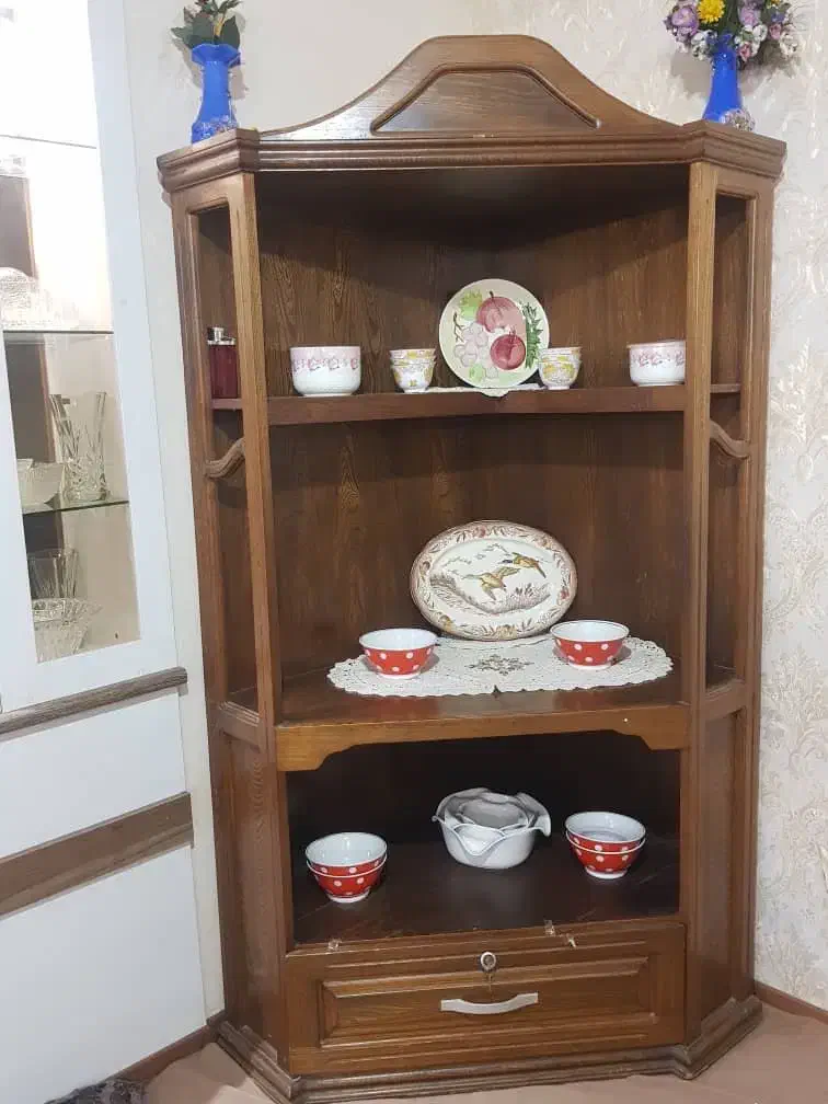 بوفه چوب ملچ و کمد لباس|بوفه، ویترین، کنسول|گنبد کاووس, |دیوار