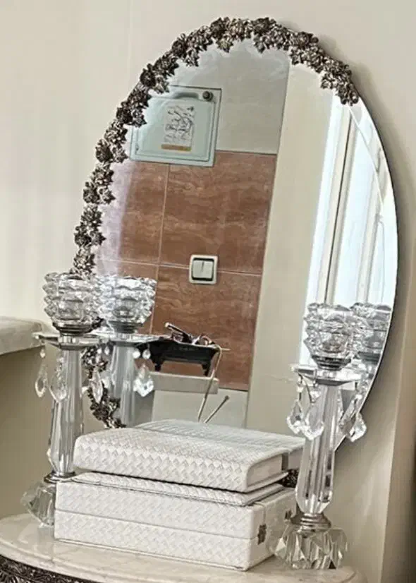 آیینه و شمعدان کریستال|آینه|تهران, باغ فیض|دیوار