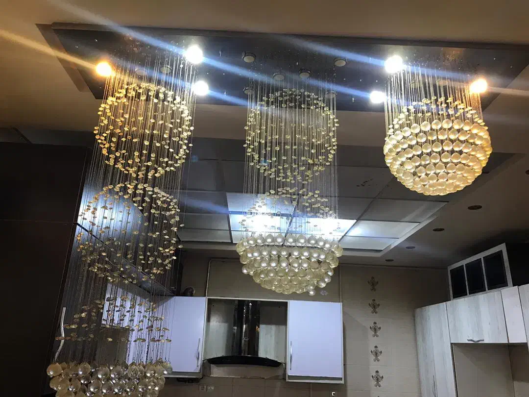 فروش لوستر کریستالی و استیل|لوستر و چراغ آویز|آبادان, |دیوار
