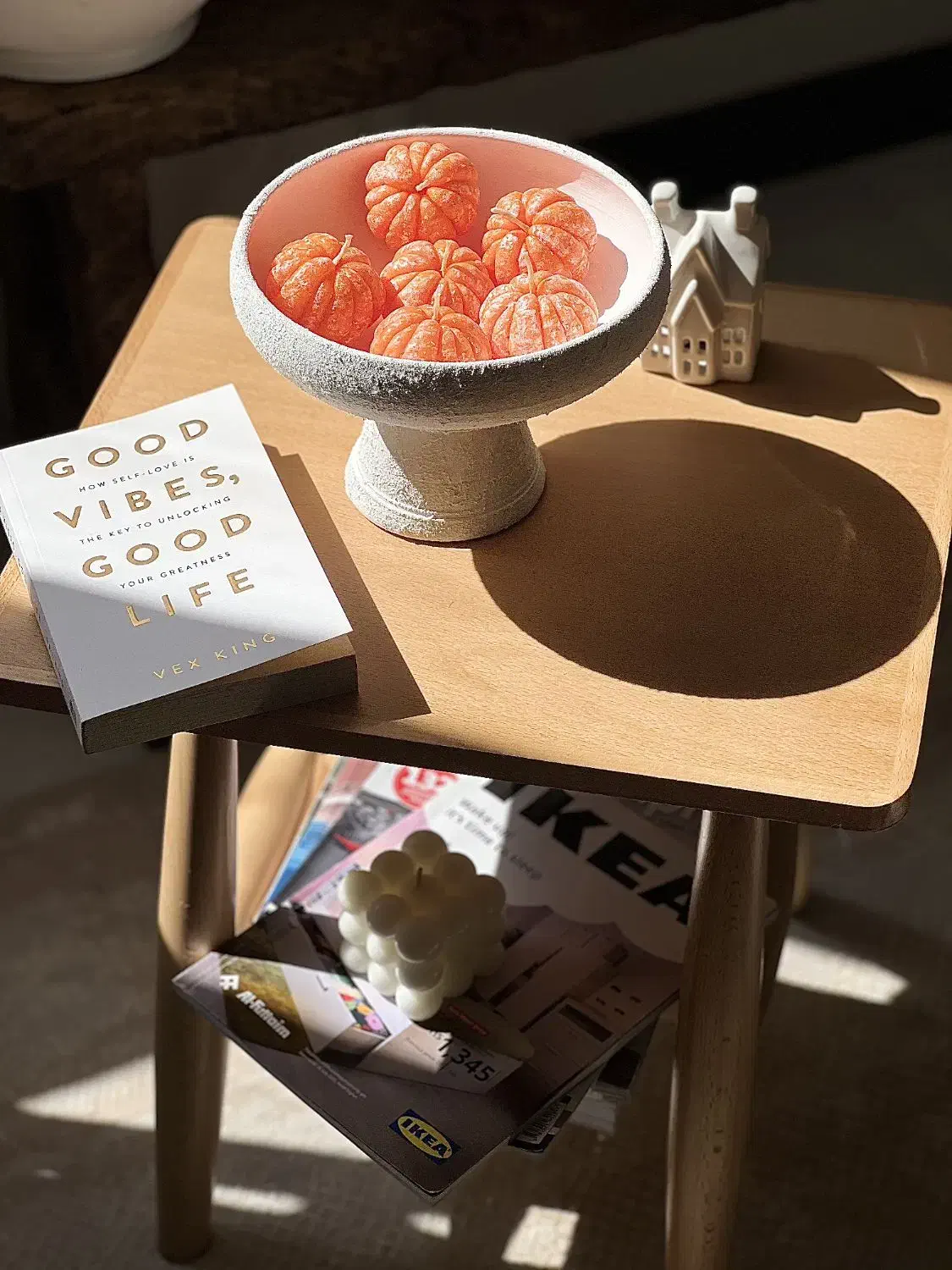 شمع پاییزی  طبیعی و خوش رنگ نارنگی|صنایع دستی و سایر لوازم تزئینی|اهواز, رسالت|دیوار