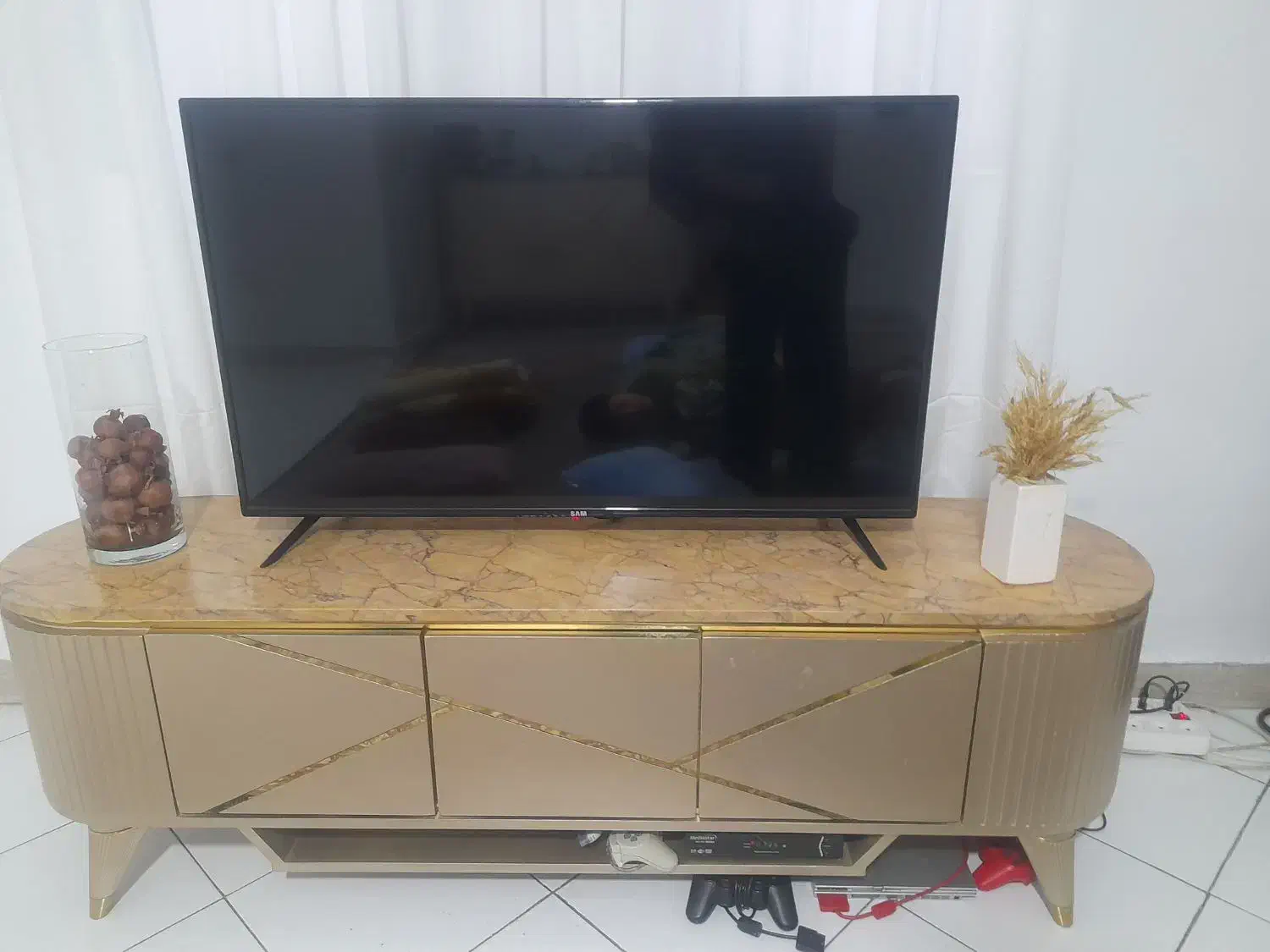 ست اینه وکنسول وتی وی بسیار زیبا وشیک|بوفه، ویترین، کنسول|تهران, وصفنارد|دیوار