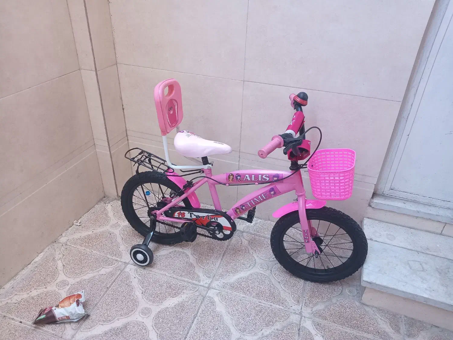 دوچرخه سایز ۱۶ مدل دخترانه پرنسسی|دوچرخه، اسکیت، اسکوتر|گرگان, |دیوار