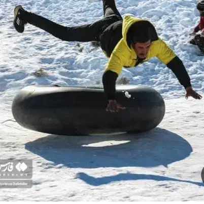 تیوپ برف بازی|ورزش‌های زمستانی|کرمانشاه, |دیوار