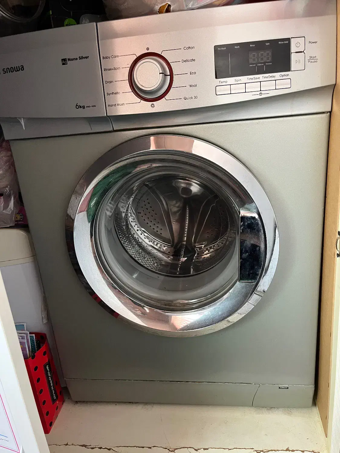 لباسشویی ۶ کیلویی اسنوا|ماشین لباسشویی و خشک‌کن لباس|چالوس, |دیوار