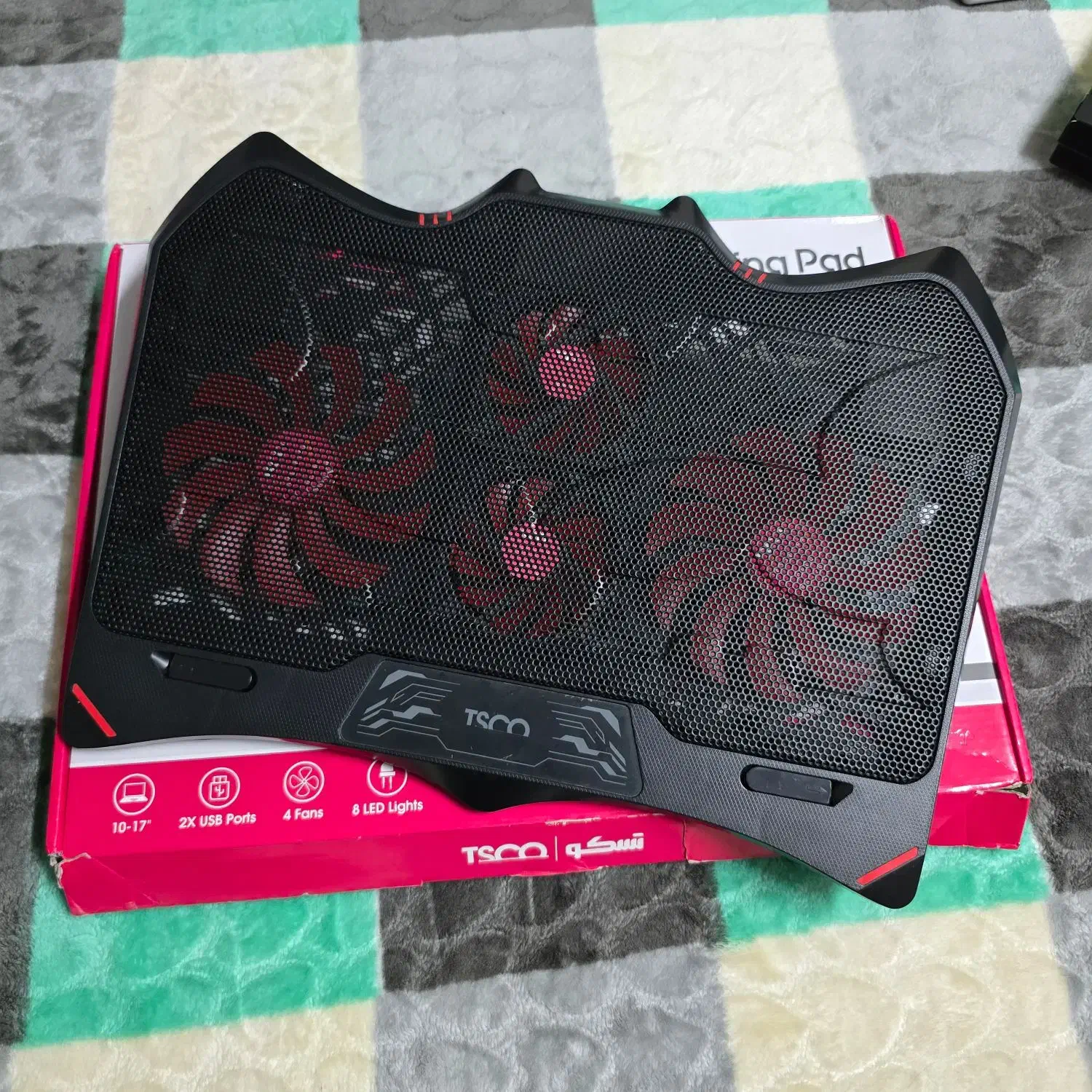 خنک کننده لپتاپ چهار فن...|قطعات و لوازم جانبی رایانه|رشت, گیل|دیوار