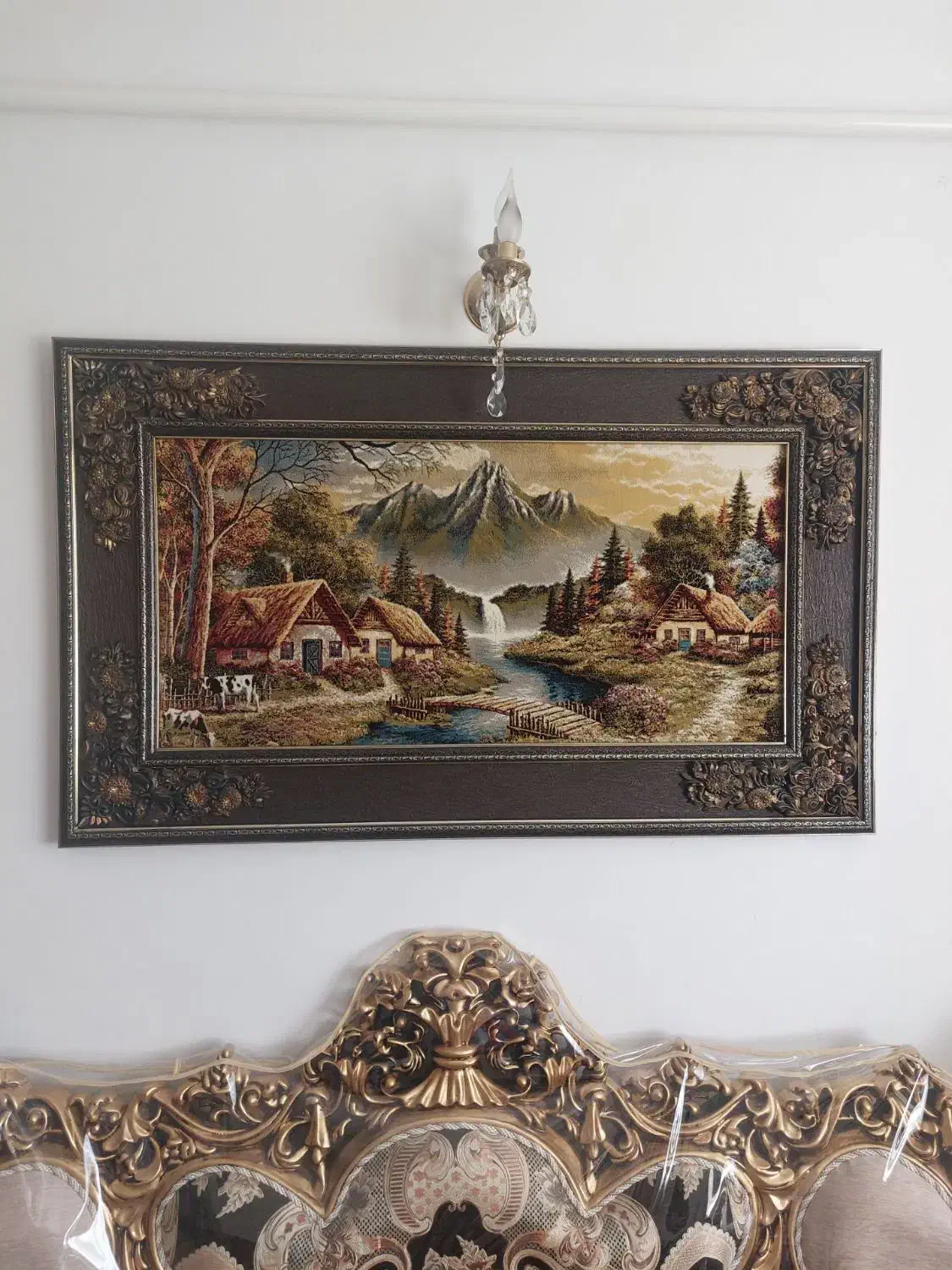 تابلوفرش طرح طبیعت (منظره)|تابلو فرش|تبریز, |دیوار