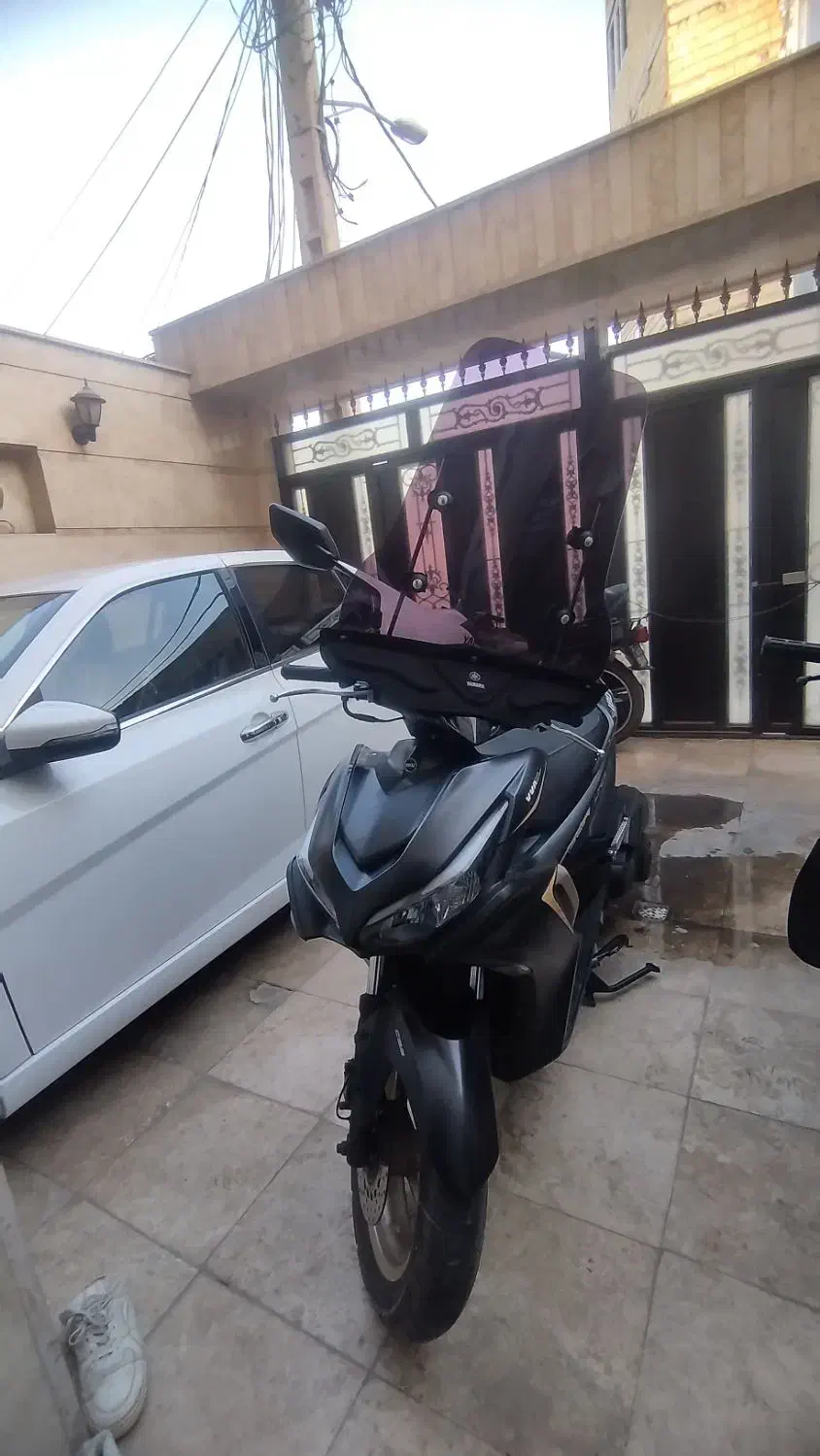 فروش موتور آیروکس مشکی|موتورسیکلت|قم, شهرک فاطمیه|دیوار