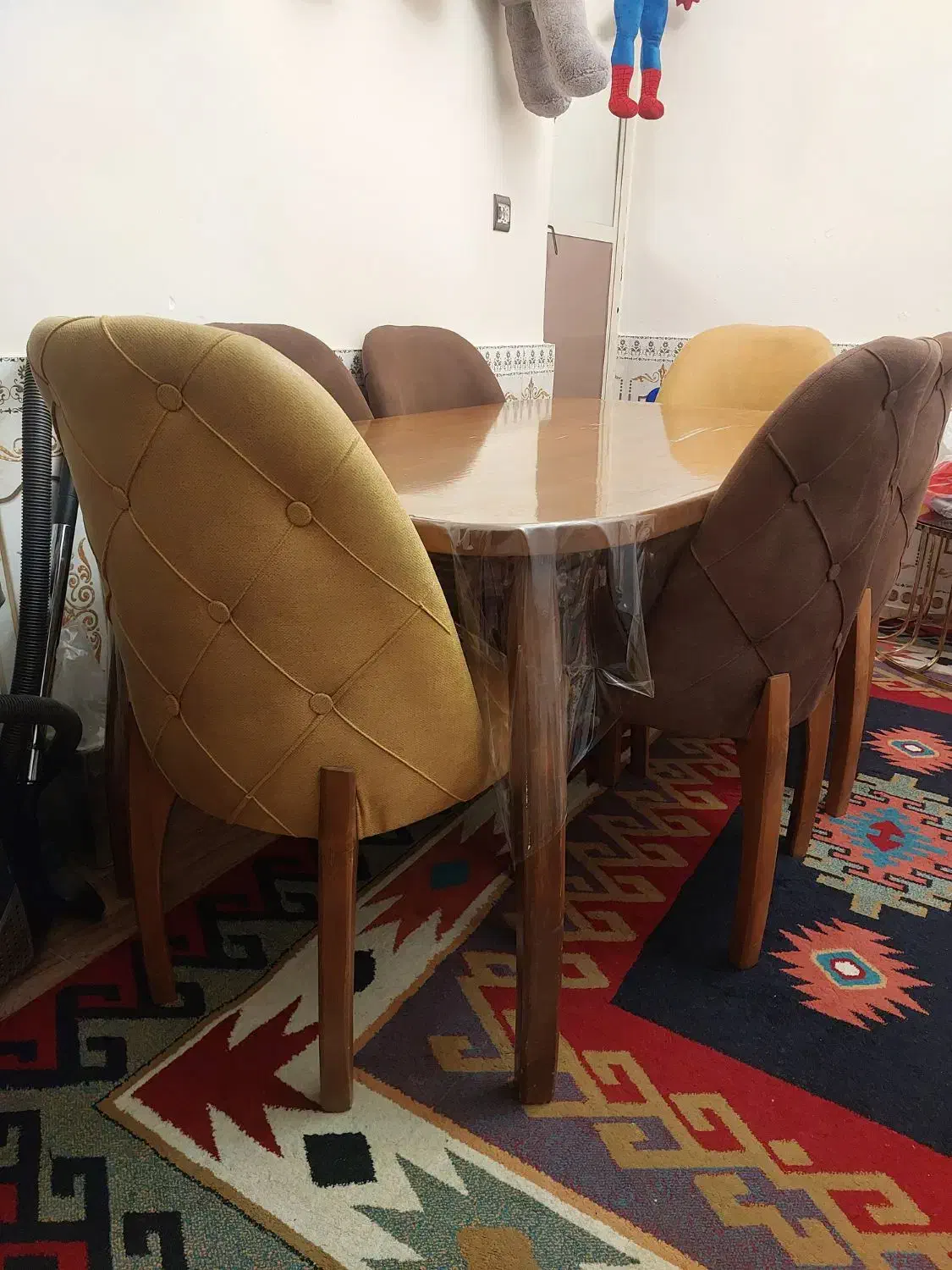 نهارخوری ۶نفره|میز و صندلی غذاخوری|ورامین, شهرک مدرس|دیوار